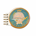Sip & Savor Caviar Spiral Notepad