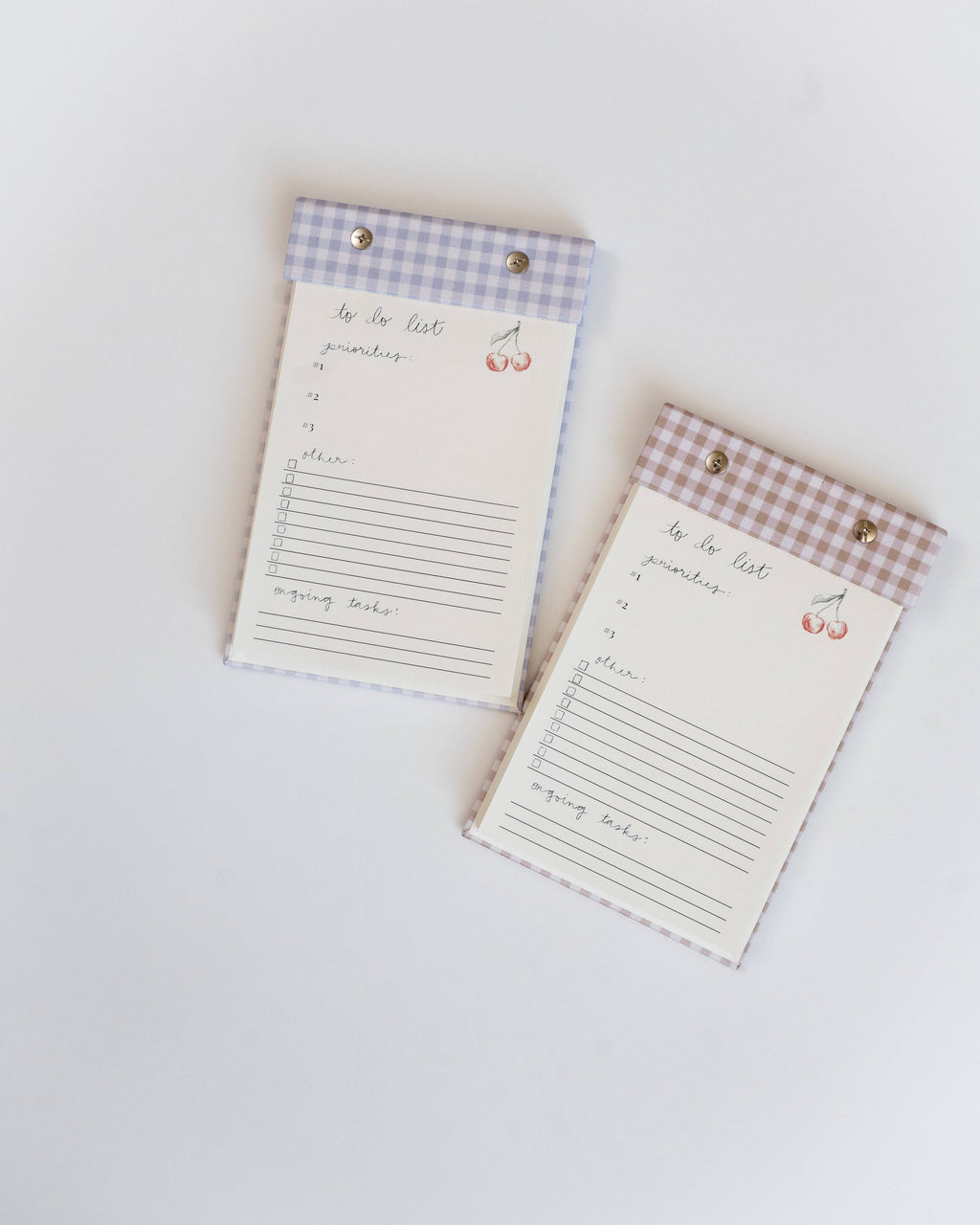 To-do List Notepad in French Blue Gingham