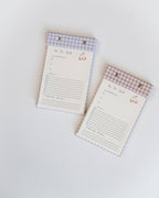 To-do List Notepad in French Blue Gingham