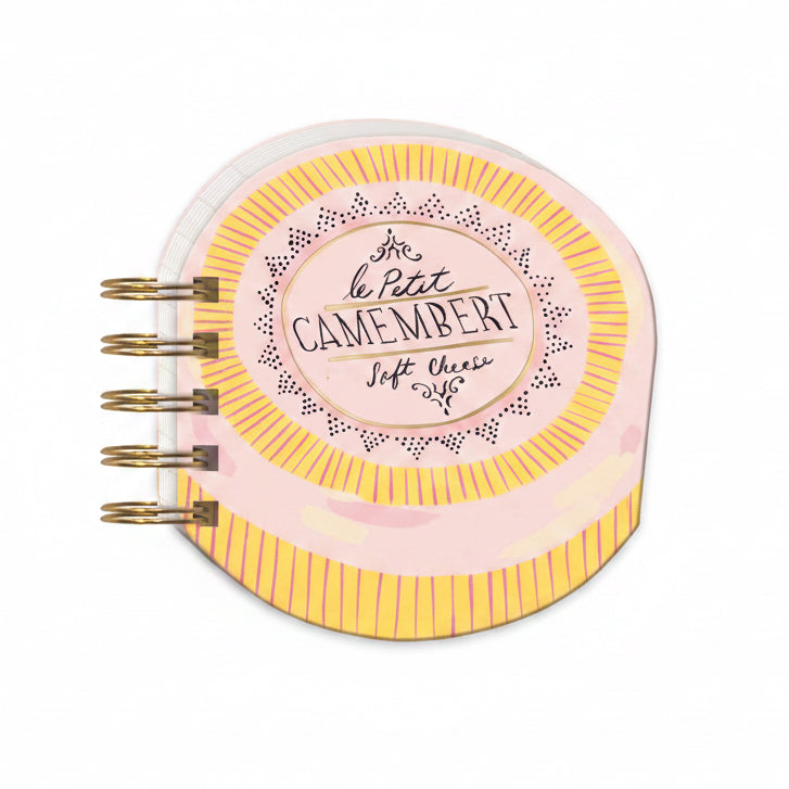 Sip & Savor Camembert Spiral Notepad
