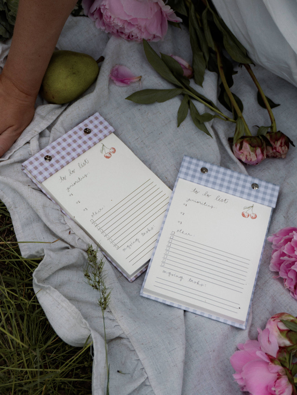 To-do List Notepad in French Blue Gingham