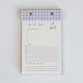 To-do List Notepad in French Blue Gingham