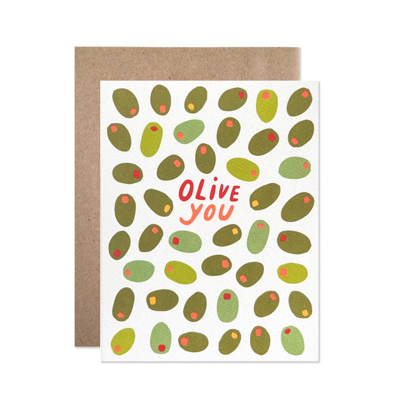 Olive You Card