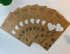 Plantable Heart Wildflower Favors: Set of 8