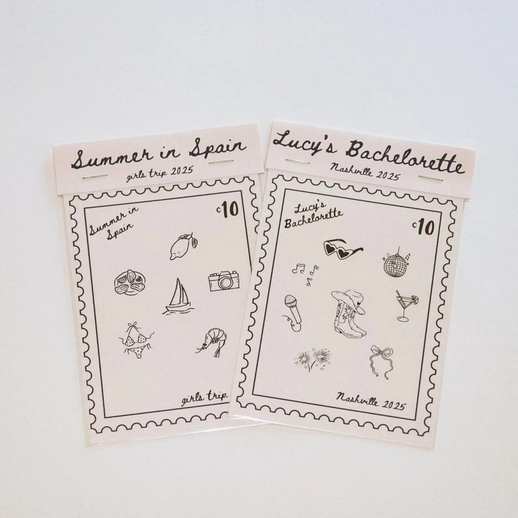 Custom Temporary Tattoo Sheets