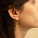 Tiny Horseshoe Stud Earrings
