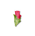 Hand-painted Vintage Tulips Claw Hair Clip | Eco-Friendly: Red